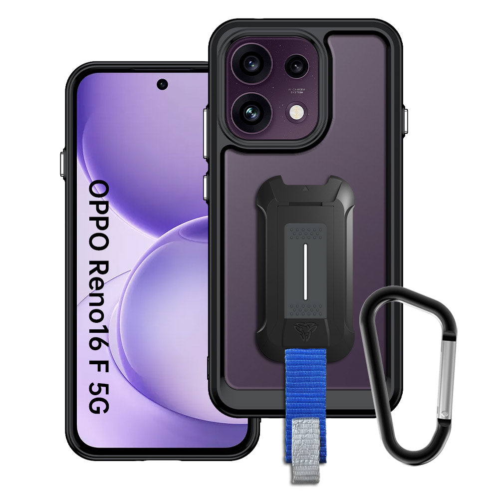 ARMOR-X OPPO Reno16 F 5G / Reno16 FS 5G shockproof cases. Military-Grade Mountable Rugged Design with best drop proof protection.