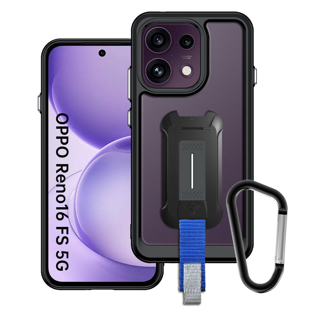 ARMOR-X OPPO Reno16 F 5G / Reno16 FS 5G shockproof cases. Military-Grade Mountable Rugged Design with best drop proof protection.