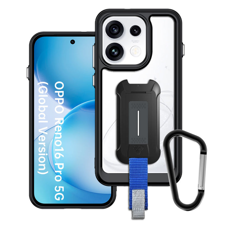 ARMOR-X OPPO Reno16 Pro 5G / Reno16 5G (Global Version) shockproof cases. Military-Grade Mountable Rugged Design with best drop proof protection.