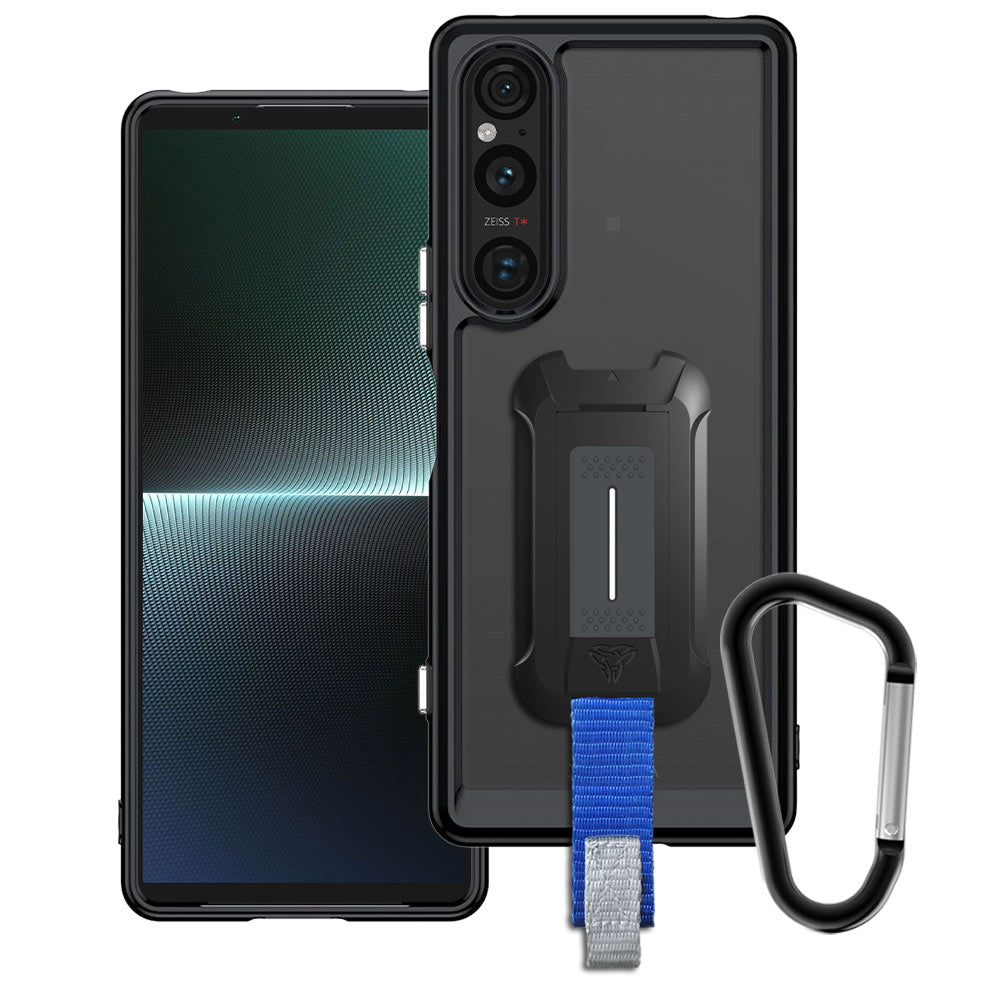 Cover Trasparente + 2 Vetri Temperati Per Sony Xperia 10 V 5G – Custodia Sottile In TPU Morbido Con Bordi Rialzati