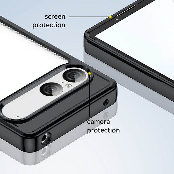 ARMOR-X Sony Xperia 10 VII shockproof cases. Military-Grade Mountable Rugged Design with best drop proof protection.