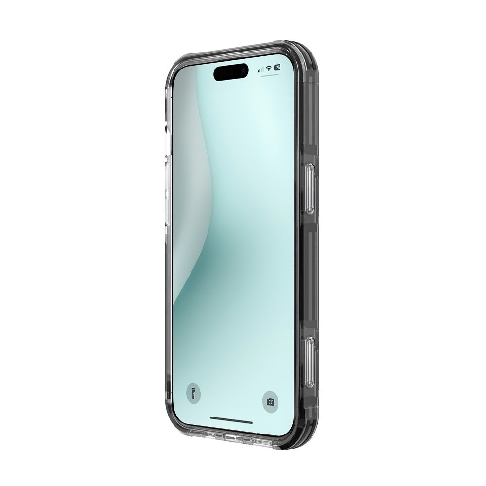 ARMOR-X iPhone 16 Military Grade Shockproof Drop Proof Cover. Slim, sleek minimalist case with dual TPU & TPE shock absorption bumper.