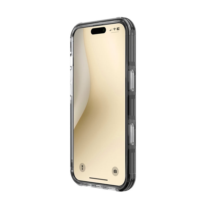 ARMOR-X iPhone 16 Pro Military Grade Shockproof Drop Proof Cover. Slim, sleek minimalist case with dual TPU & TPE shock absorption bumper.