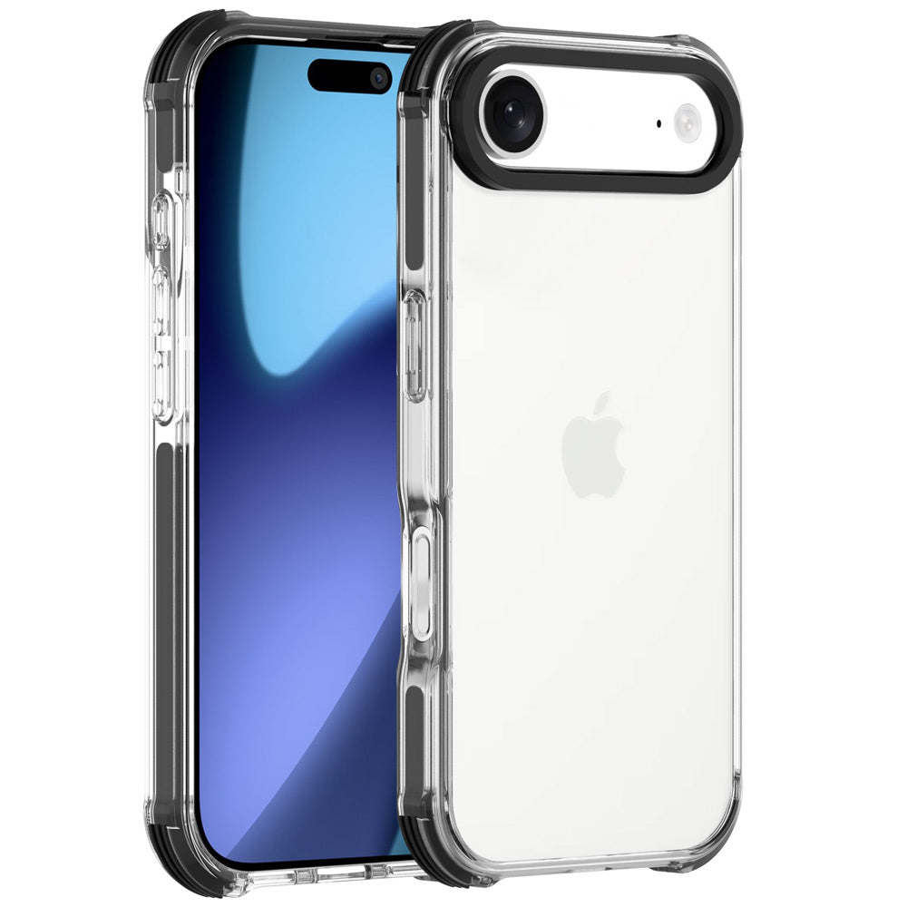 ARMOR-X iPhone 17 Air Military Grade Shockproof Drop Proof Cover. Transparent back cover offers invisible scratch-resistance.