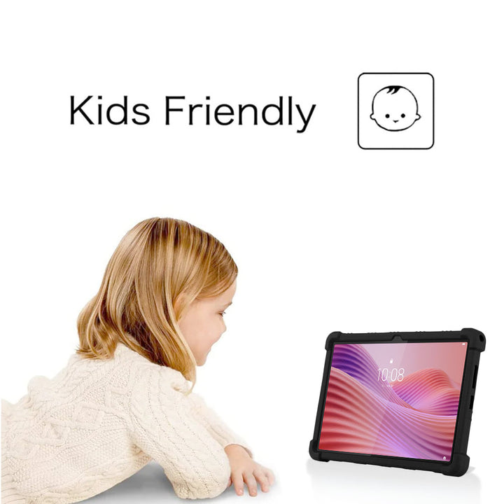 ARMOR-X Lenovo Tab K10 Gen 2 TB311 / Lenovo Tab ( 10.1" TB311 ) Soft silicone shockproof protective case with kick-stand. Made from a kid-safe, anti-slip, soft silicone material.
