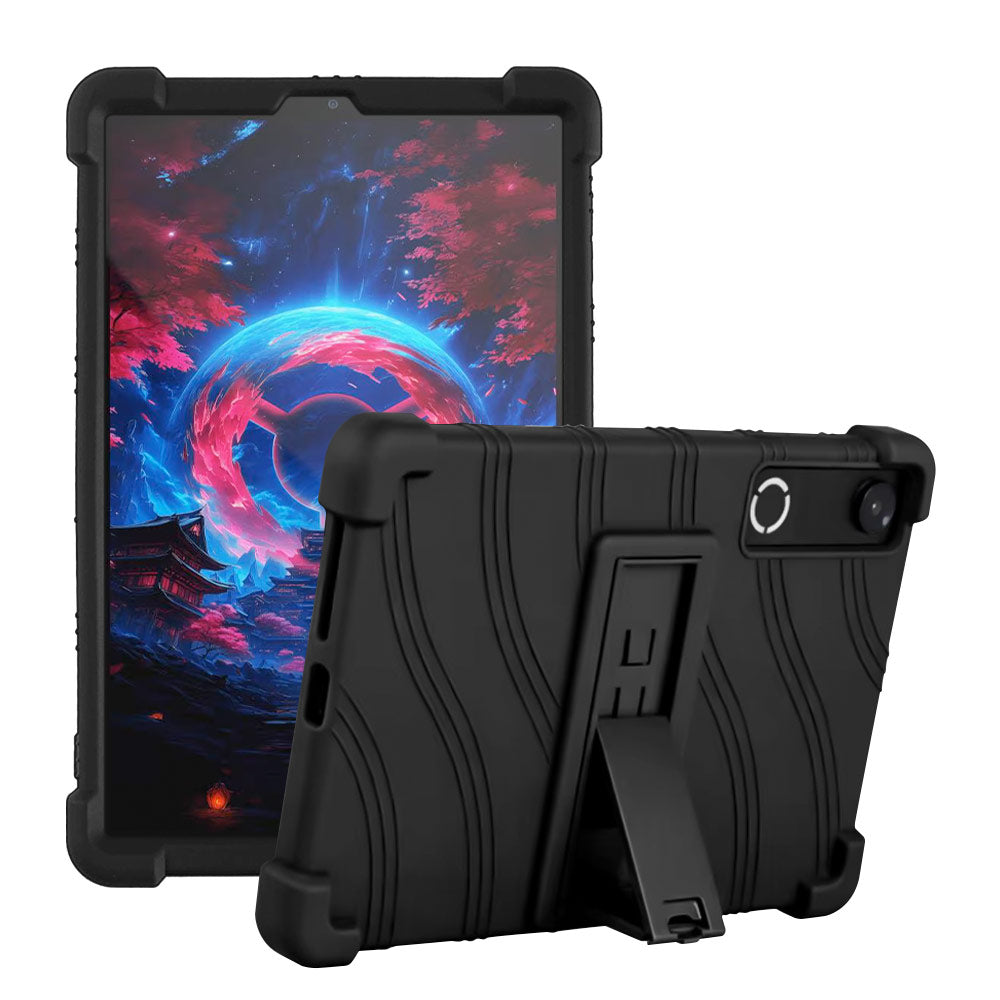 ARMOR-X Lenovo Legion Tab (Gen 5) TB323 / Legion Y700 (Gen 5) 2026 Soft silicone shockproof protective case with kick-stand.