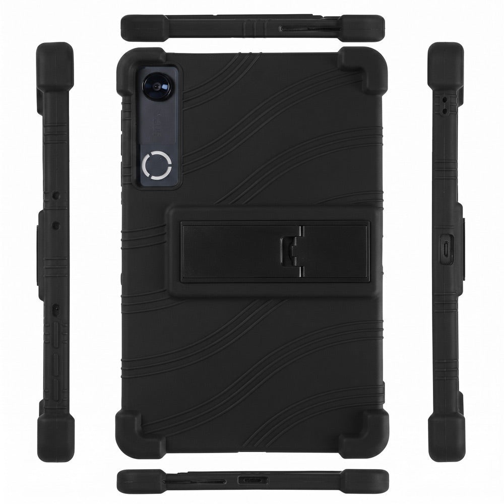 ARMOR-X Lenovo Legion Tab (Gen 5) TB323 / Legion Y700 (Gen 5) 2026 Soft silicone shockproof protective case with kick-stand. Cover all the edges and corners to offer full protection all around the device.