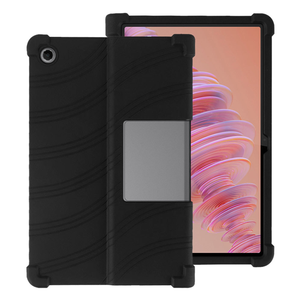 ARMOR-X Lenovo Tab Plus TB351FU Soft silicone shockproof protective case with kick-stand.