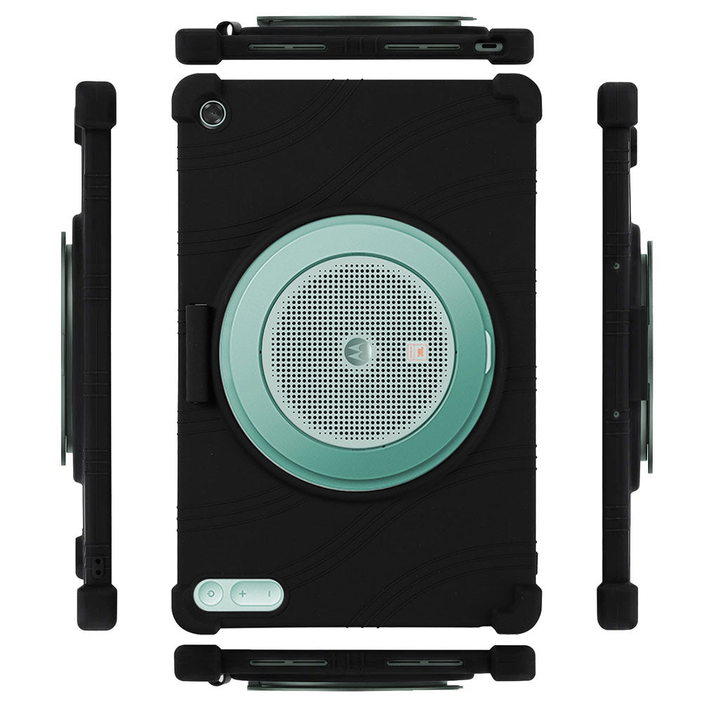 ARMOR-X Motorola Moto Pad 70 Groove Soft silicone shockproof protective case. Accurate cutouts and responsive button covers provide easy access and reliable tactile feedback.