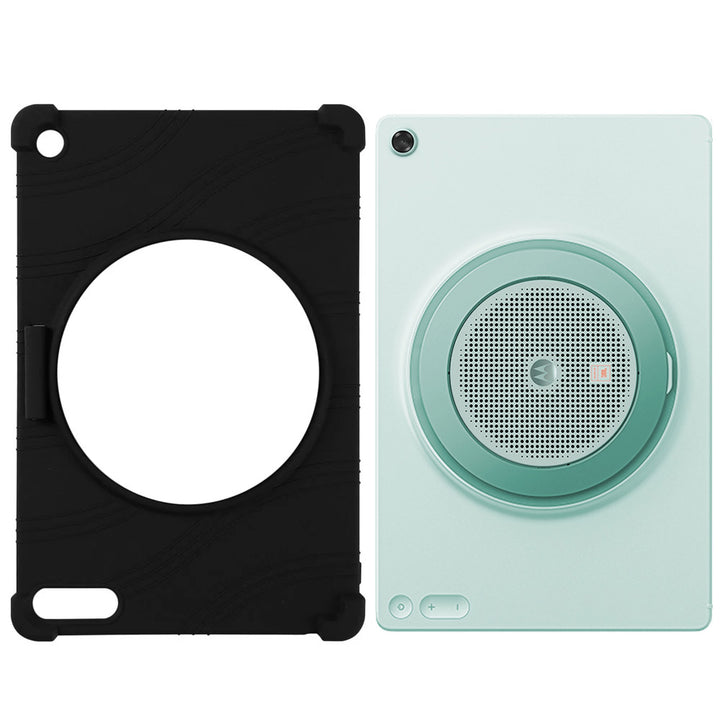 ARMOR-X Motorola Moto Pad 70 Groove Soft silicone shockproof protective case. Accurate cutouts and responsive button covers provide easy access and reliable tactile feedback.
