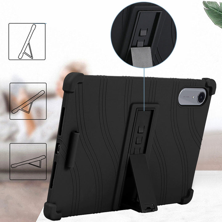 CEN-LN-TB390 | Lenovo Idea Tab Pro (Gen 2) TB390 | Soft silicone shockproof protective case with kick-stand