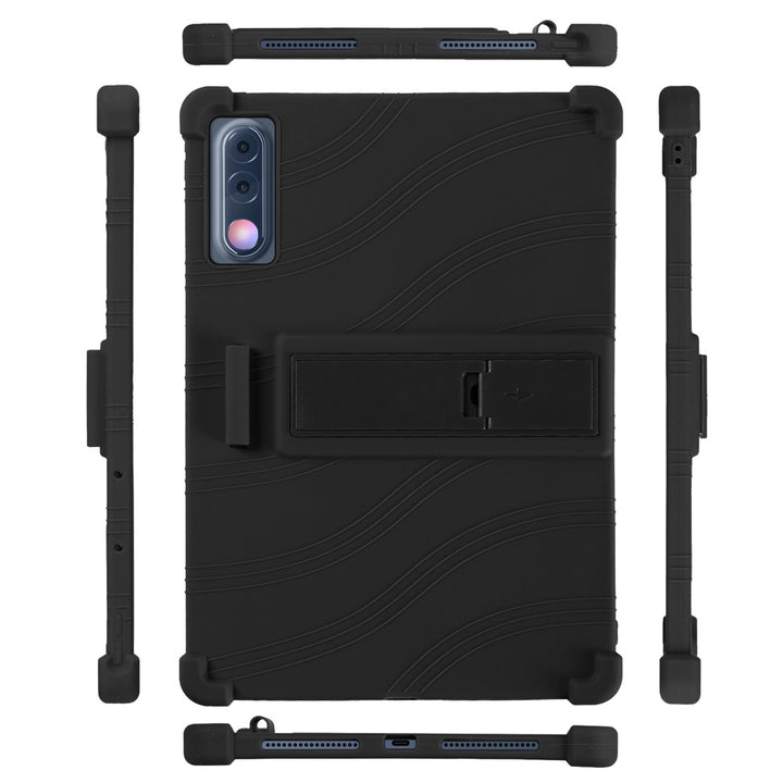 ARMOR-X Lenovo Yoga Tab Plus (Gen 2) TB522 Soft silicone shockproof protective case with kick-stand. Cover all the edges and corners to offer full protection all around the device.