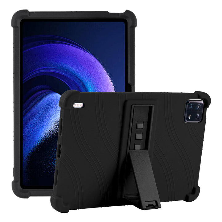 ARMOR-X Xiaomi Pad 6 / 6 Pro Soft silicone shockproof protective case with kick-stand.
