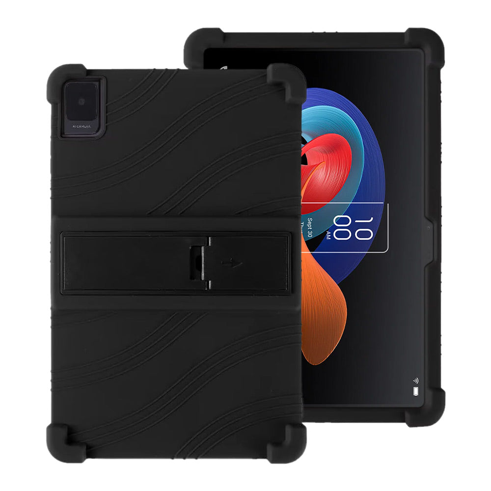 ARMOR-X TCL Tab 10 Gen 2 8496G 10.4 Soft silicone shockproof protective case with kick-stand.