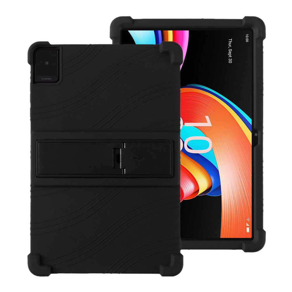 ARMOR-X TCL Tab 10L Gen2 8492A 10.1 Soft silicone shockproof protective case with kick-stand.