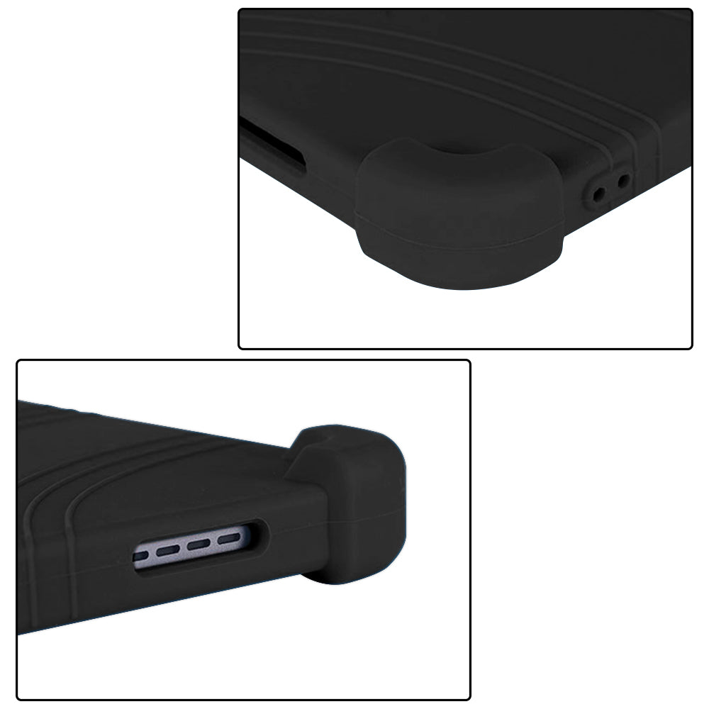 ARMOR-X TCL NxtPaper 11 Plus Soft silicone shockproof protective case with kick-stand. Cover all the edges and corners to offer full protection all around the device.