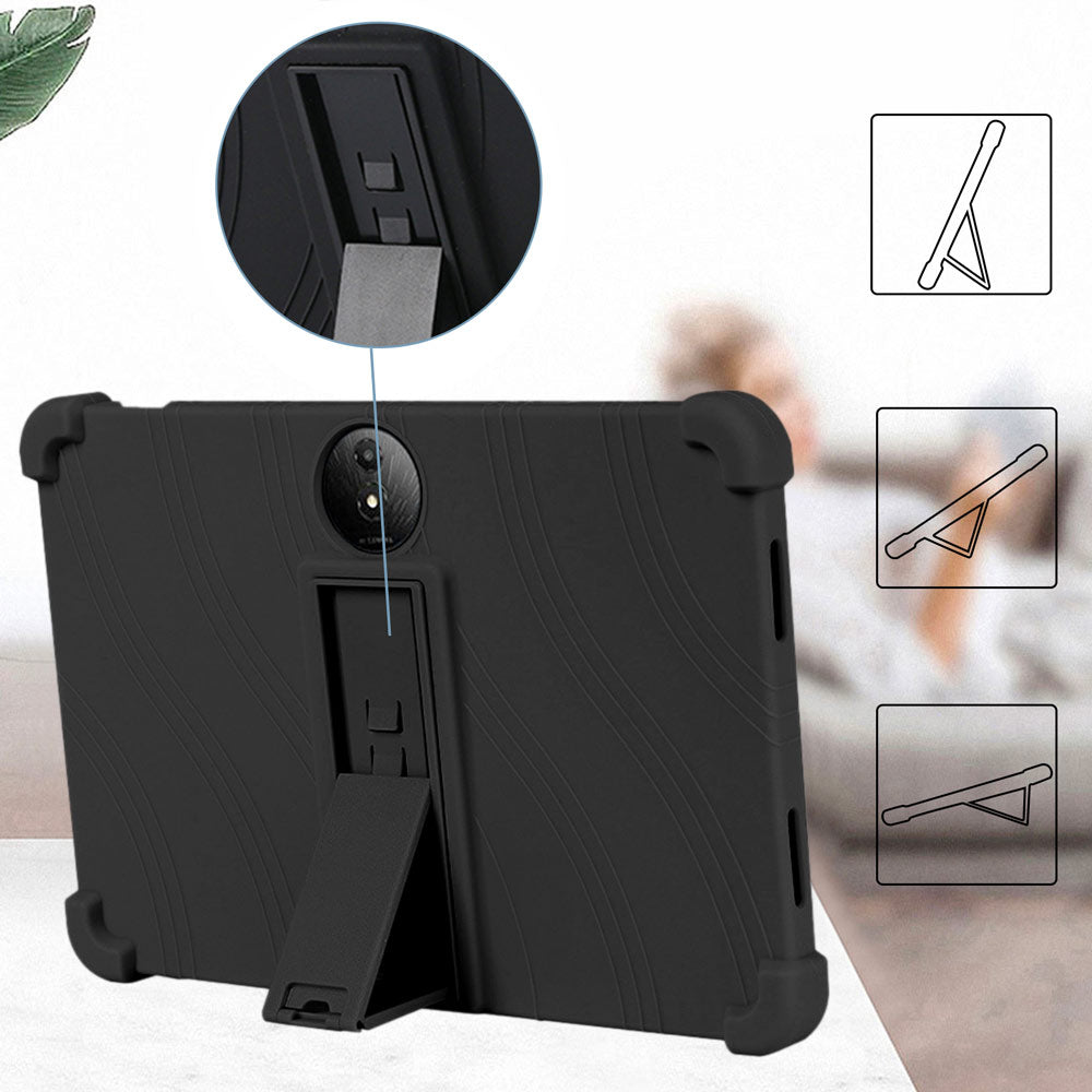 ARMOR-X TCL NxtPaper 11 Plus Soft silicone shockproof protective case. Built-in adjustable kickstand convenient for providing different viewing angles when watching videos, texting, gaming or learning etc.