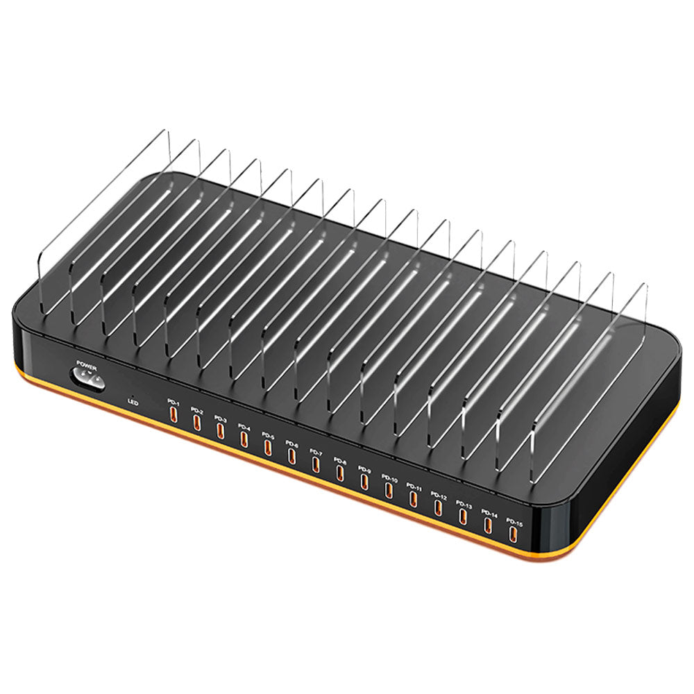 CHR-815C | 15-Port USB-C PD Intelligent Multi Charger 360W Output