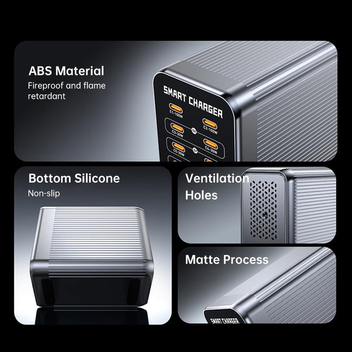 CHR-G1 | 10-Port Intelligent Multi USB GaN Charger 200W Output