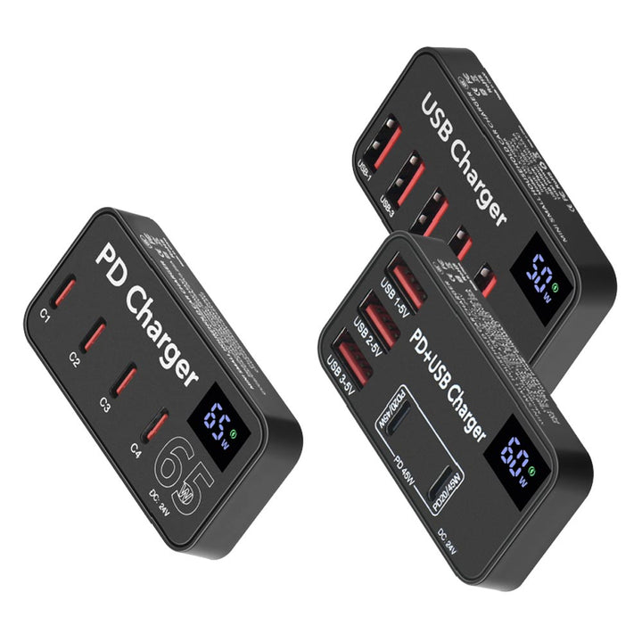 CHR-H988 | Smart Multi Charger With Display And Powerful Output