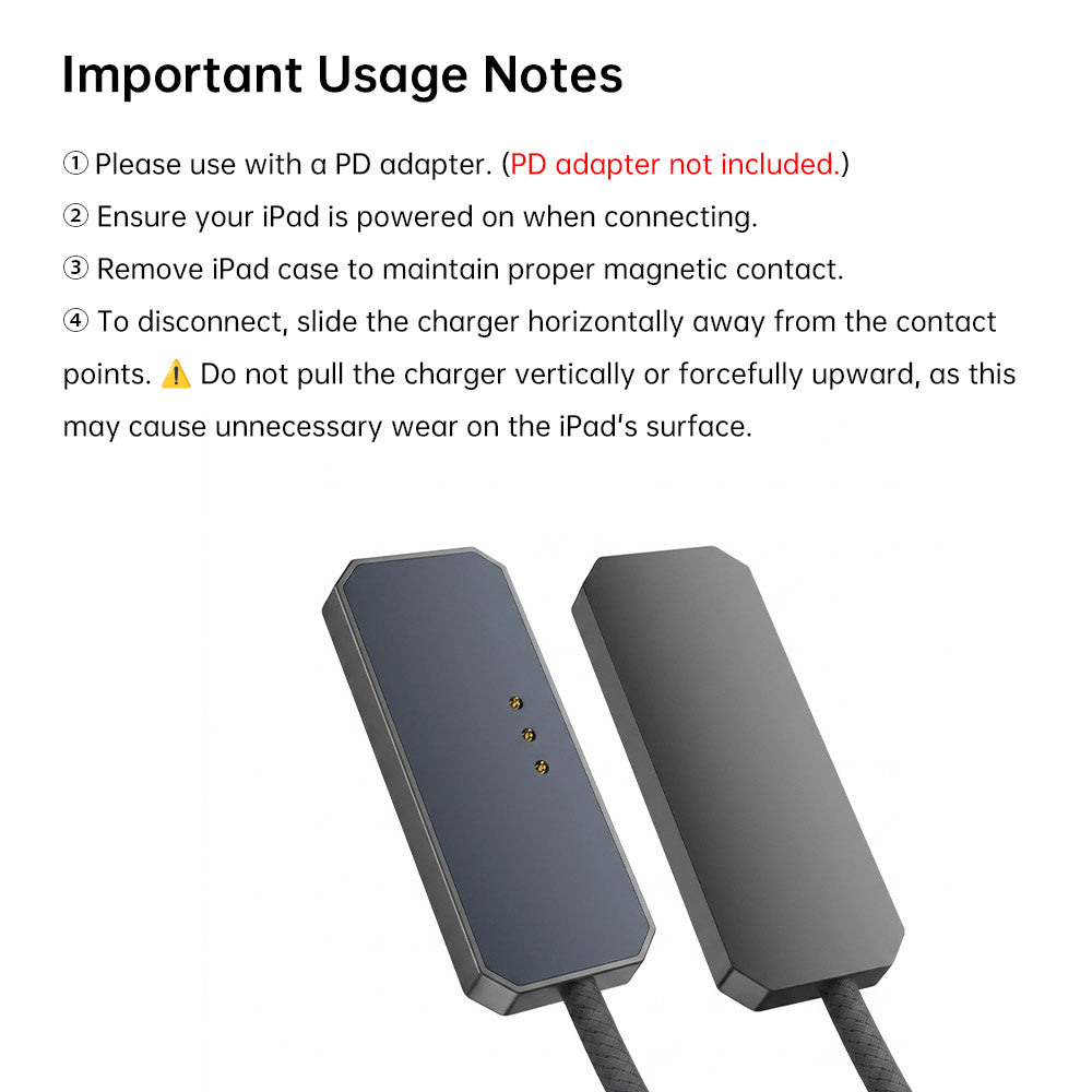 CHR-MG18W | 18W Magnetic Smart Connector Charger for iPad Air / iPad Pro