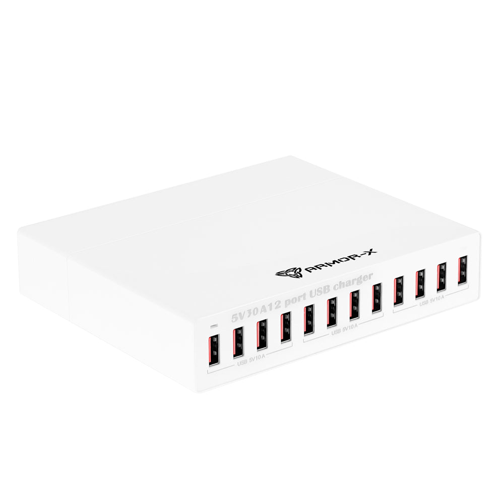 CHR-MT12 | 150W 12 Port Smart IC USB Multi Charging Station
