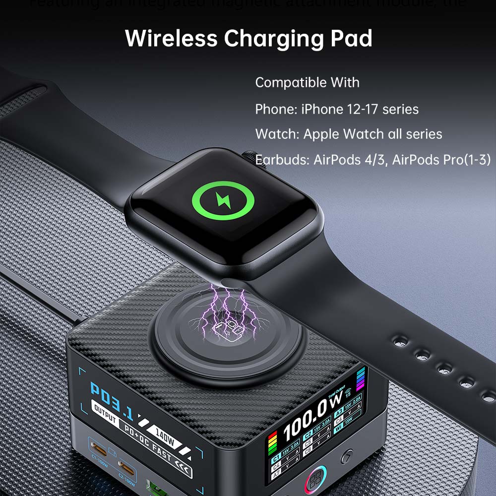 CHR-R8A | 9-Port Intelligent Multi Charging Station 200W Output