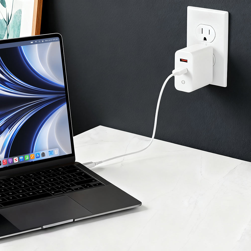 CHR-WA4B | 65W 2-Port PD3.0+QC3.0 GaN Wall Power Charger Fast Charger