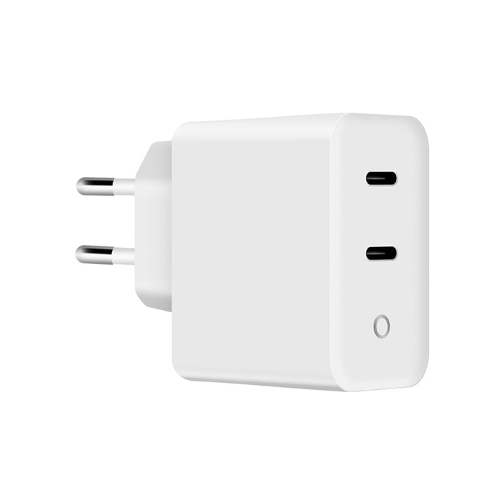 ARMOR-X 65W 2-Port PD3.0+PPS GaN Wall Power Charger Fast Charger. Equipped with the latest intelligent chip, this fast charger supports PD 3.0/2.0, PPS, QC 3.0 and other major fast-charging protocols. With dual-port output, you can power up two devices simultaneously — saving valuable time without compromising speed.