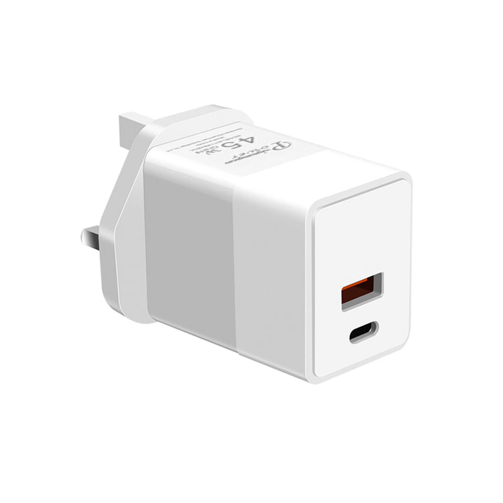 CHR-WA6B | 45W 2-Port PD3.0+QC3.0 GaN Wall Power Charger Fast Charger