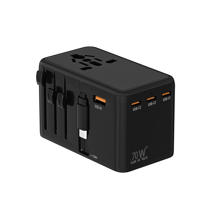 CHR-WLG3 | 70W GaN Worldwide Wall Power Charger Fast Charger