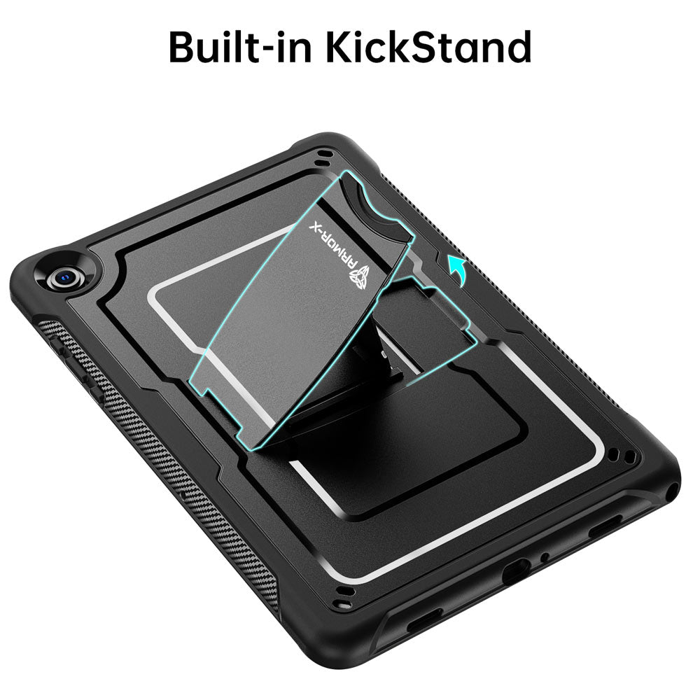 CLN-SS-X135 | Samsung Galaxy Tab A11 ( 8.7" ) SM-X133 X135 / A9 ( 8.7" ) | Dual layers shockproof rugged case with kick-stand
