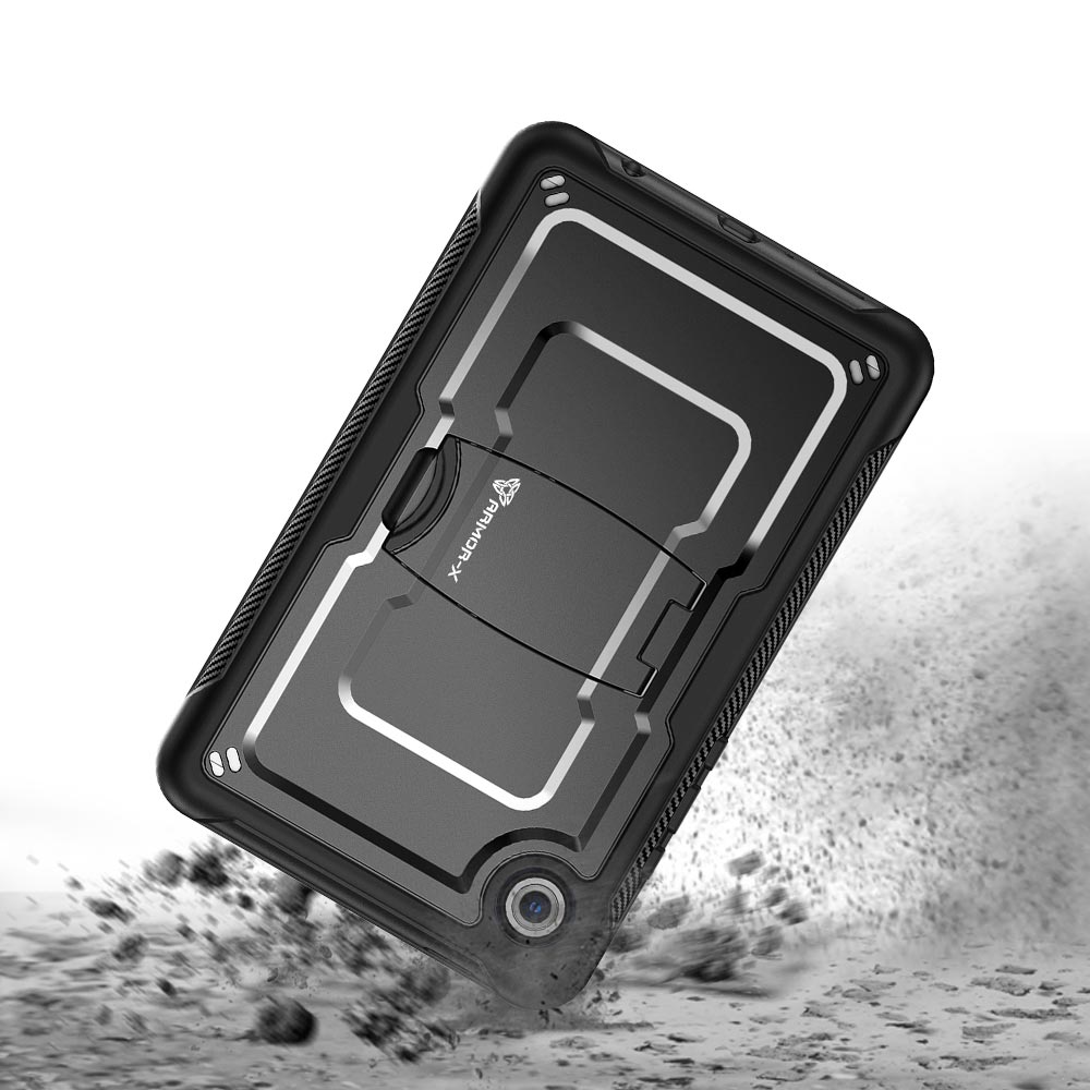 CLN-SS-X135 | Samsung Galaxy Tab A11 ( 8.7" ) SM-X133 X135 / A9 ( 8.7" ) | Dual layers shockproof rugged case with kick-stand