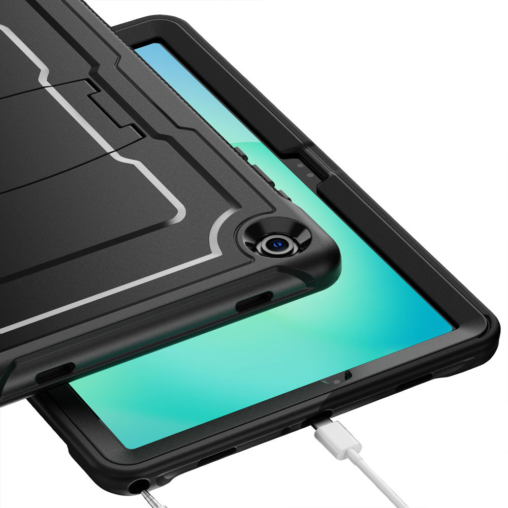 CLN-SS-X230 | Samsung Galaxy Tab A11+ A11 Plus ( 11" ) SM-X230 X235 X236 / A9+ A9 Plus ( 11" ) | Dual layers shockproof rugged case with kick-stand