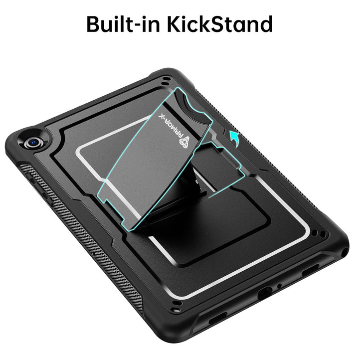 CLN-SS-X230 | Samsung Galaxy Tab A11+ A11 Plus ( 11" ) SM-X230 X235 X236 / A9+ A9 Plus ( 11" ) | Dual layers shockproof rugged case with kick-stand
