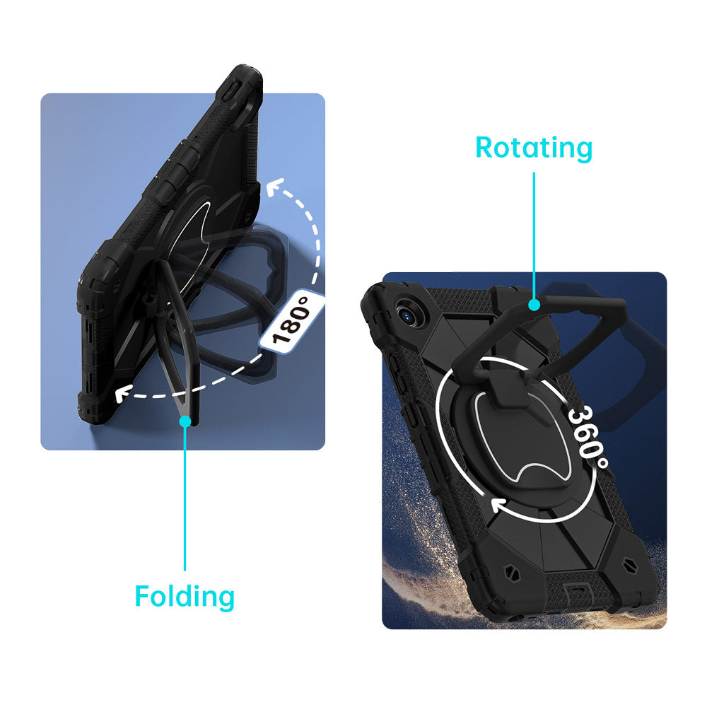 COD-HW-MTP-AGS6 | Huawei MatePad SE 11 (2024) | Rugged Case with Kick-Stand &amp; Folding Grip