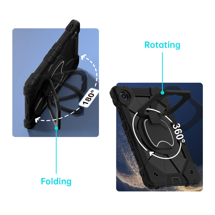 COD-HW-MTP-AGS6 | Huawei MatePad SE 11 (2024) | Rugged Case with Kick-Stand &amp; Folding Grip