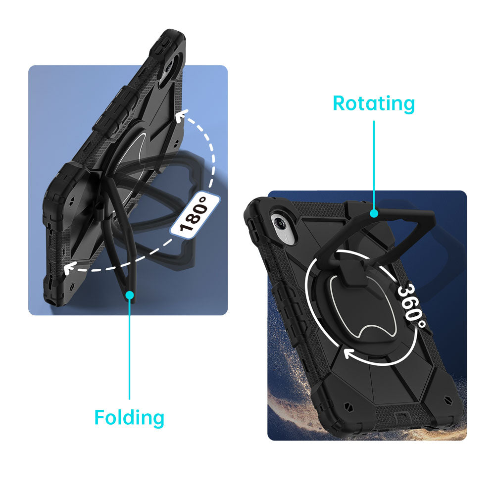 COD-LN-TB336 | Lenovo Tab K11 (Gen 2) / Lenovo Idea Tab ( 11" TB336 ) | Rugged Case with Kick-Stand &amp; Folding Grip