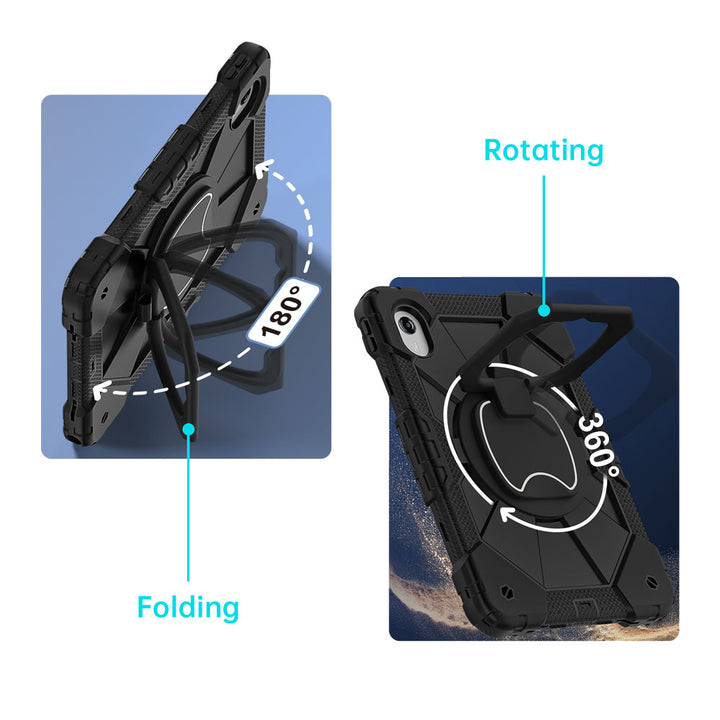 COD-LN-TB336 | Motorola Moto Pad (2026) / Moto Pad 60 Neo | Rugged Case with Kick-Stand &amp; Folding Grip