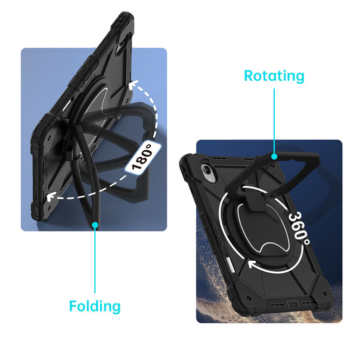 COD-LN-TB390 | Lenovo Idea Tab Pro (Gen 2) TB390 | Rugged Case with Kick-Stand &amp; Folding Grip