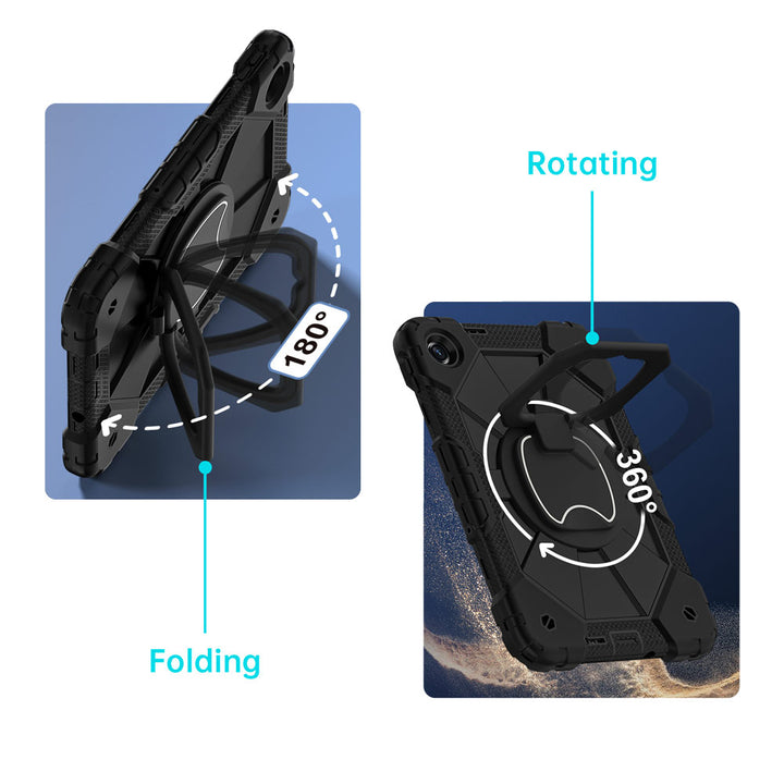 COD-Mi-RMP2-9.7 | Xiaomi Redmi Pad 2 9.7 / 9.7 4G | Rugged Case with Kick-Stand &amp; Folding Grip