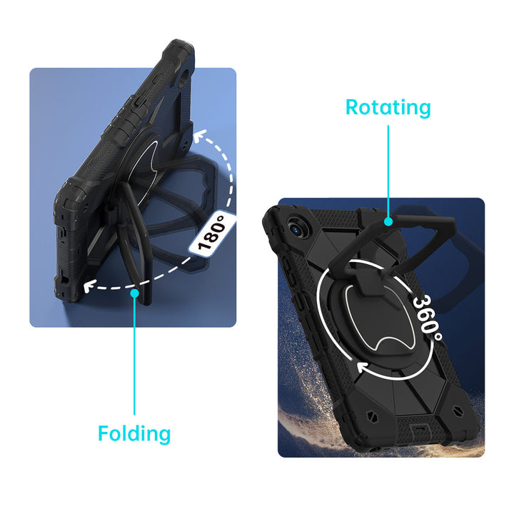 COD-SS-X110 | Samsung Galaxy Tab A9 ( 8.7" ) SM-X110 / SM-X115 | Rugged Case with Kick-Stand &amp; Folding Grip