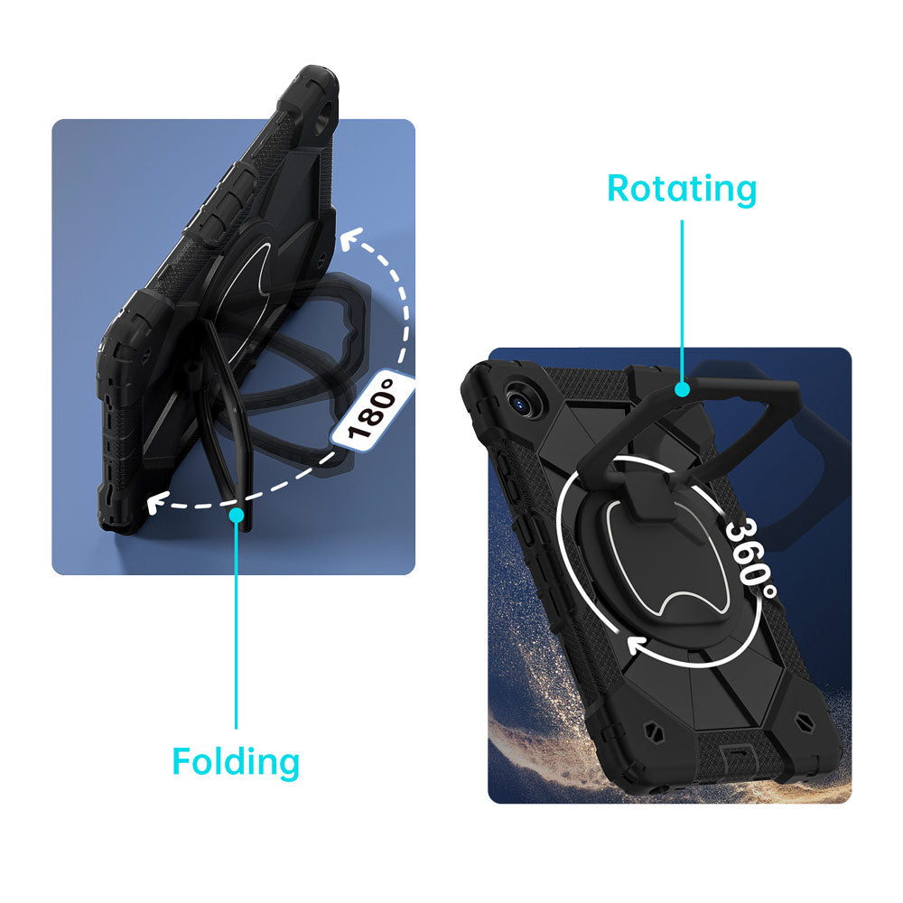 COD-SS-X230 | Samsung Galaxy Tab A11+ A11 Plus ( 11" ) SM-X230 / SM-X235 / SM-X236 / SM-X238 | Rugged Case with Kick-Stand &amp; Folding Grip