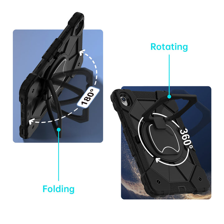 COD-SS-X730 | Samsung Galaxy Tab S11 SM-X730 / X736 / X738 | Rugged Case with Kick-Stand &amp; Folding Grip