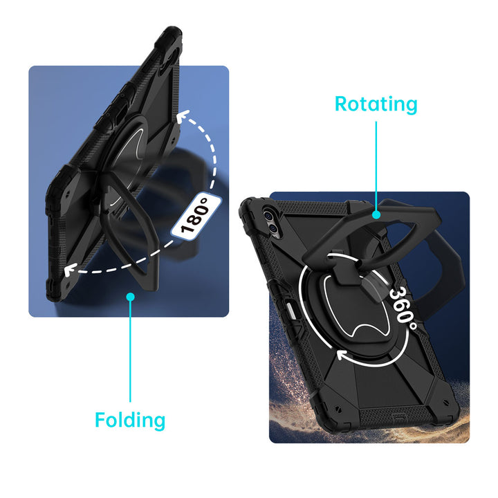 COD-SS-X930 | Samsung Galaxy Tab S11 Ultra SM-X930 / X936 | Rugged Case with Kick-Stand &amp; Folding Grip