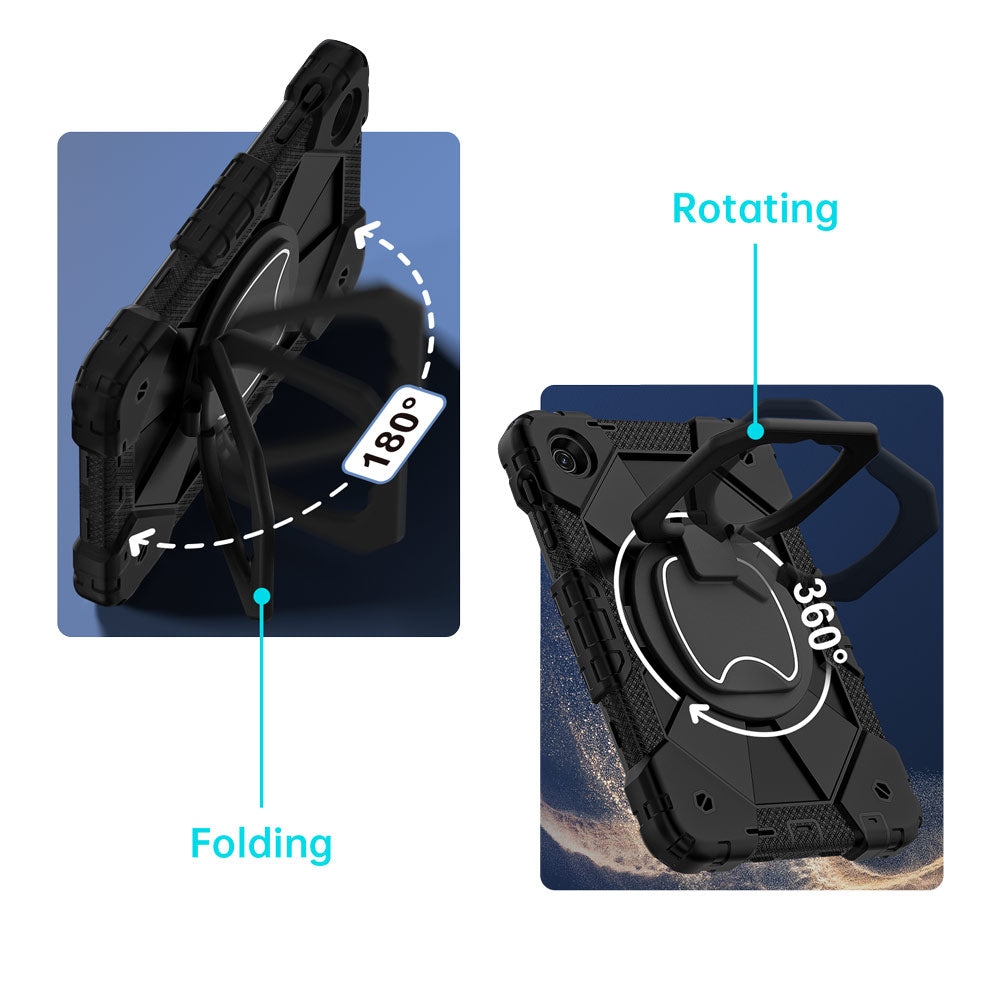 COD-TMO-TAB2 | T-Mobile REVVL Tab 2 | Rugged Case with Kick-Stand &amp; Folding Grip