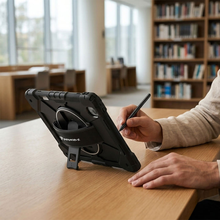 CTD-LN-TB390 | Lenovo Idea Tab Pro (Gen 2) TB390 | Rugged Case with Kick-Stand &amp; Hand Strap