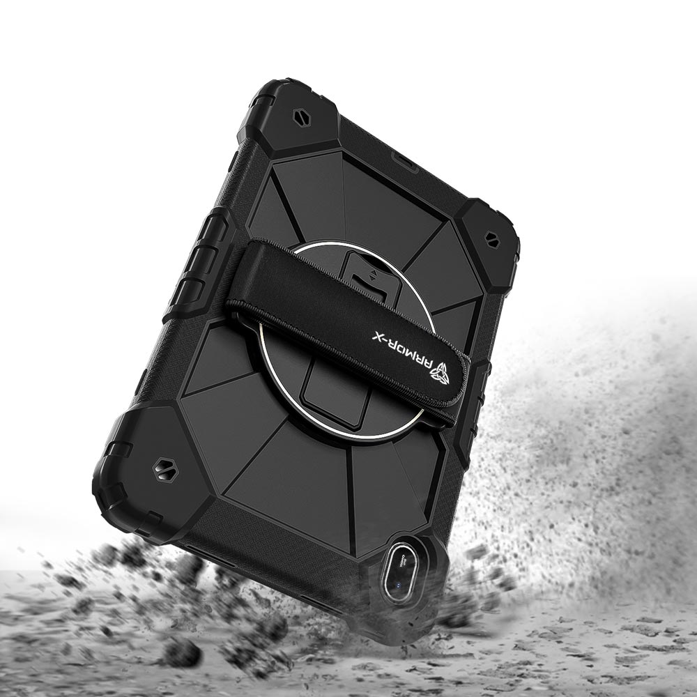 CTD-HW-MTP-AGS6 | Huawei MatePad SE 11 (2024) | Rugged Case with Kick-Stand &amp; Hand Strap