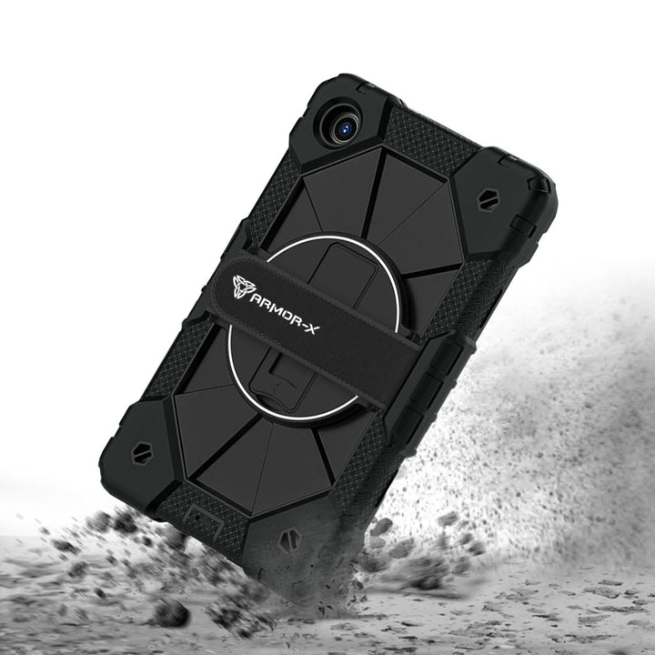 CTD-LN-K9 | Lenovo Tab K9 / Lenovo Tab One TB305 | Rugged Case with Kick-Stand &amp; Hand Strap