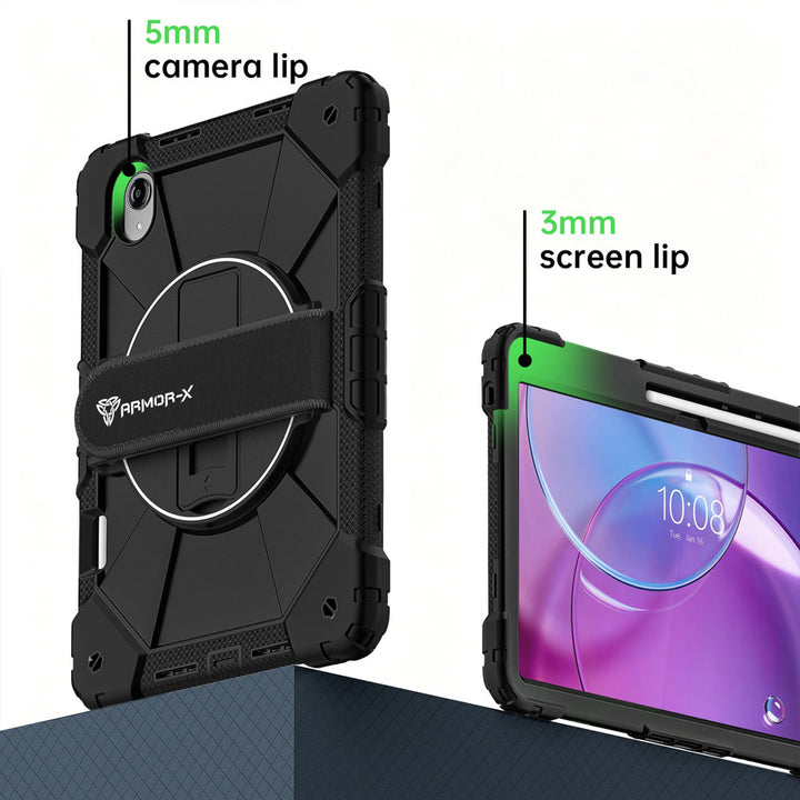 CTD-LN-TB390 | Lenovo Idea Tab Pro (Gen 2) TB390 | Rugged Case with Kick-Stand &amp; Hand Strap